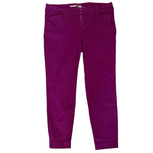 Old Navy Purple Ankle Pants - Picture 1 of 4